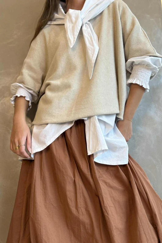 Conrad Layer Knit Stone /20=